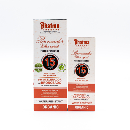 50262215 y 5026221200 - Bronceador Ultra-Rápido SPF15 cajas 01